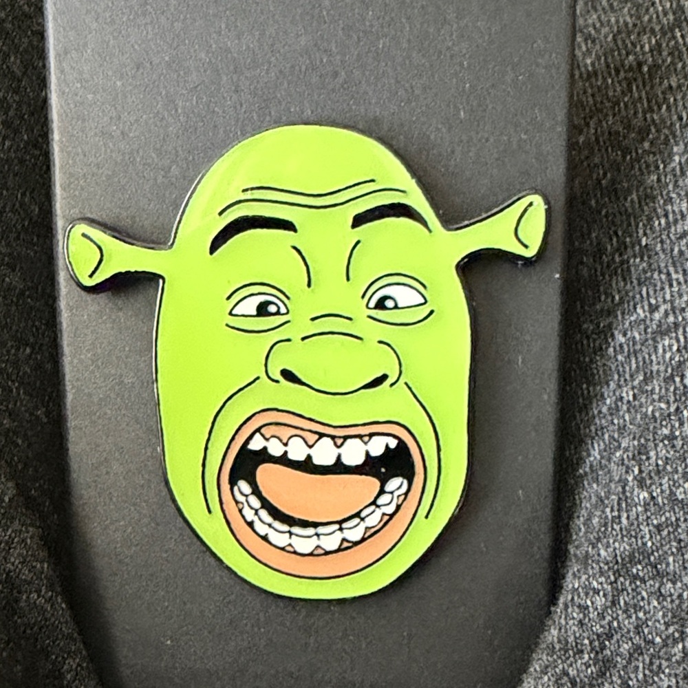 Dreamworks Shrek Green Enamel Pin